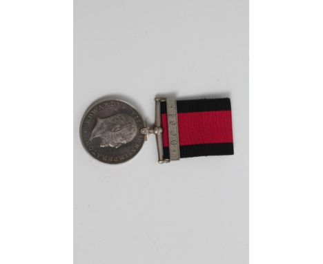 Natal Rebellion medal with 1906 clasp, renamed to Pte. H. Payne.  Durban Light Infantry