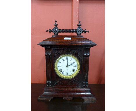 A 19th Century American Ansonia Sussex beech mantel clock