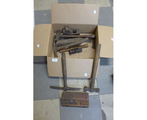Assorted tools and planes