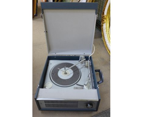 A Philips cased record player