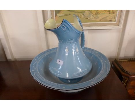 A Wilkinson Ltd. Art Nouveau wash jug and bowl