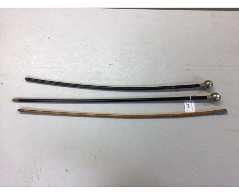 Whitgift C.S. OTC swagger stick and two others (3)