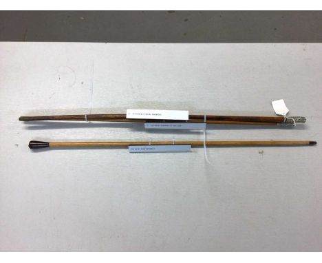 Royal Tank Regiment swagger stick and two others for Royal Engineers and royal Malta Artillery (3)