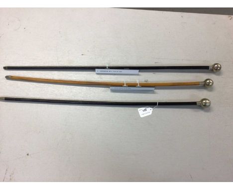 Royal Scots swagger stick, Cameron's swagger stick and Queens Cameron Highlanders 79th Foot swagger stick (3)