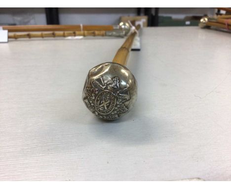 Seaforth Highlanders swagger stick, Gordon Highlanders swagger stick and Black Watch swagger stick