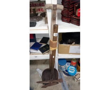 A pick hammer & shovel A/F