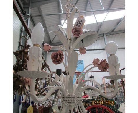 A small 3 lamp hall light