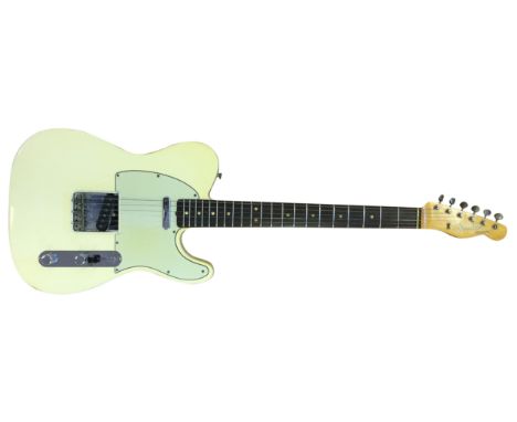 FENDER TELECASTER BLONDE 1963 ELECTRIC GUITAR. A rare 1963 Fender Telecaster Blonde, Ash, Maple neck, veneer Rosewood fingerb