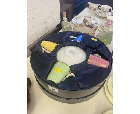 A Royal Worcester boxed tea set