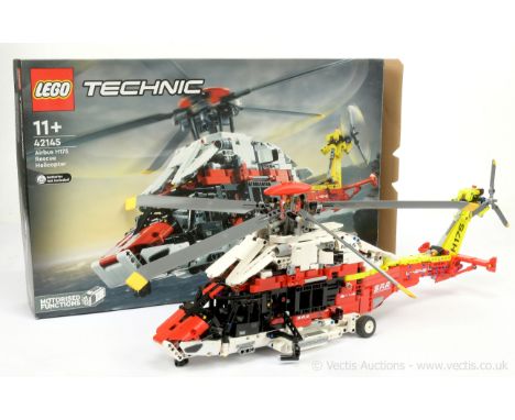 Lego Technic 42145, Airbus H175 Rescue Helicopter - Motorised Functions- built model generally Excellent - vendor states comp