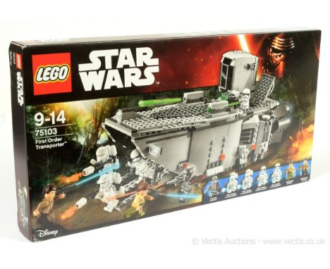 Lego Star Wars set number 75103 First Order Transporter, within Near Mint Sealed Box.