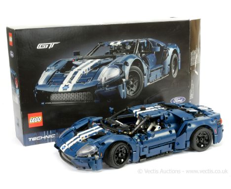 Lego Technic 42154, Ford GT - Built model generally Excellent - vendor states complete but not checked by Vectis, Comes with 