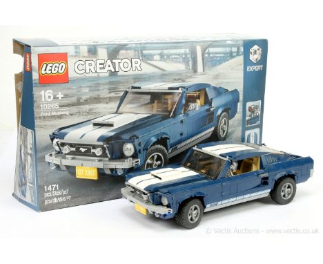 Lego Creator set Ford Mustang set number 10265, Model is built and appears in Excellent condition, but has not been checked f