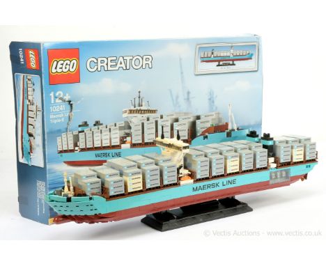 Lego Creator set Maersk Line Triple- E Set number 10241, Model is built and appears in Excellent condition, but has not been 