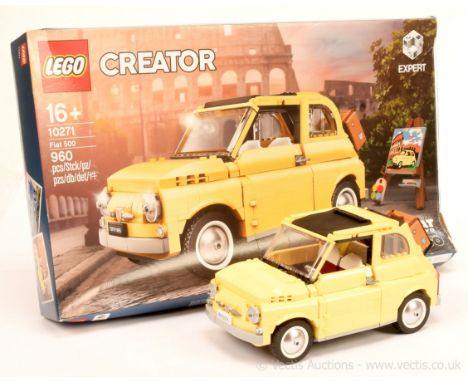 Lego Creator set Fiat 500 set number 960, Model is built and appears in Excellent condition, but has not been checked for com