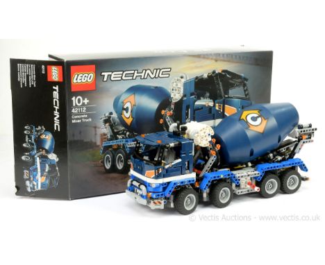 Lego Technic Concrete Mixer Truck - 42112 - built model generally Excellent - vendor states complete but not checked by Vecti
