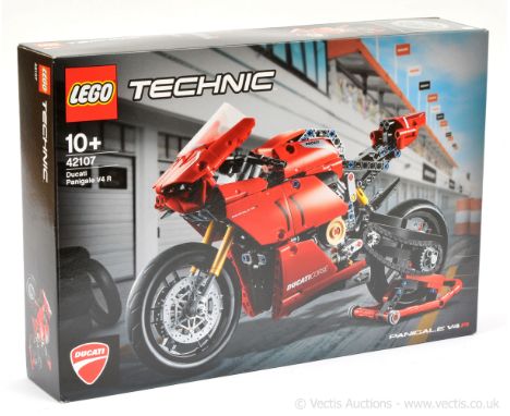 Lego Technic 42107 Ducati Panigale V4 R, within Near Mint sealed packaging.