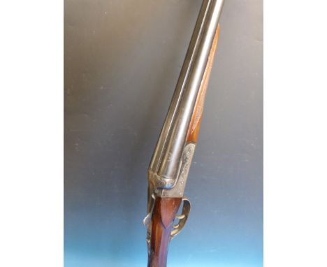 A Zamacola 20 bore side by side double barrelled shotgun, 28 inch barrels, serial number 11076.  PLEASE NOTE THAT A VALID REL