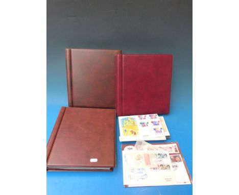 A collection of 1980's GB first day covers and presentation packs in three albums
