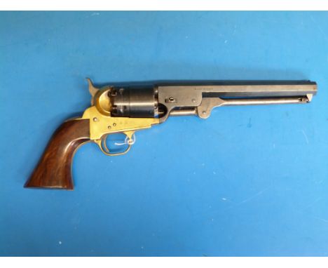 A Colt replica .44 black powder revolver, serial number 172518.  PLEASE NOTE THAT A VALID RELEVANT FIREARMS/SHOTGUN CERTIFICA