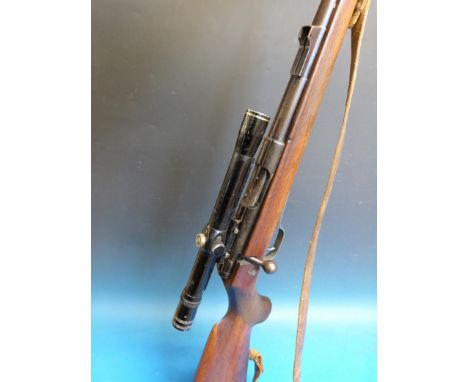 A Walker .22 bolt action rifle 34666 with BSA 4 x 20 scope.  PLEASE NOTE THAT A VALID RELEVANT FIREARMS/SHOTGUN CERTIFICATE I