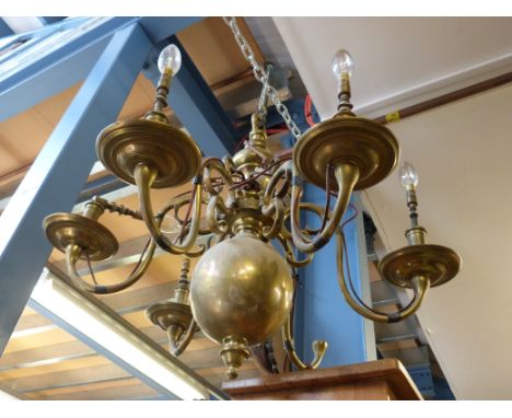 A collection of light fittings including Art Deco style glass example and a 19th / 20thC opaque plafonnier with relief decora