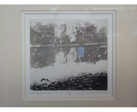 Norman Ackroyde: "Old Wardour Pool" limited edition print 50/90 signed