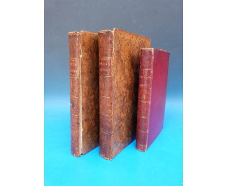 Samuel Johnson's Letters (two volumes) first edition (1788) together with Samuel Johnson "Rasselas" (1796)
