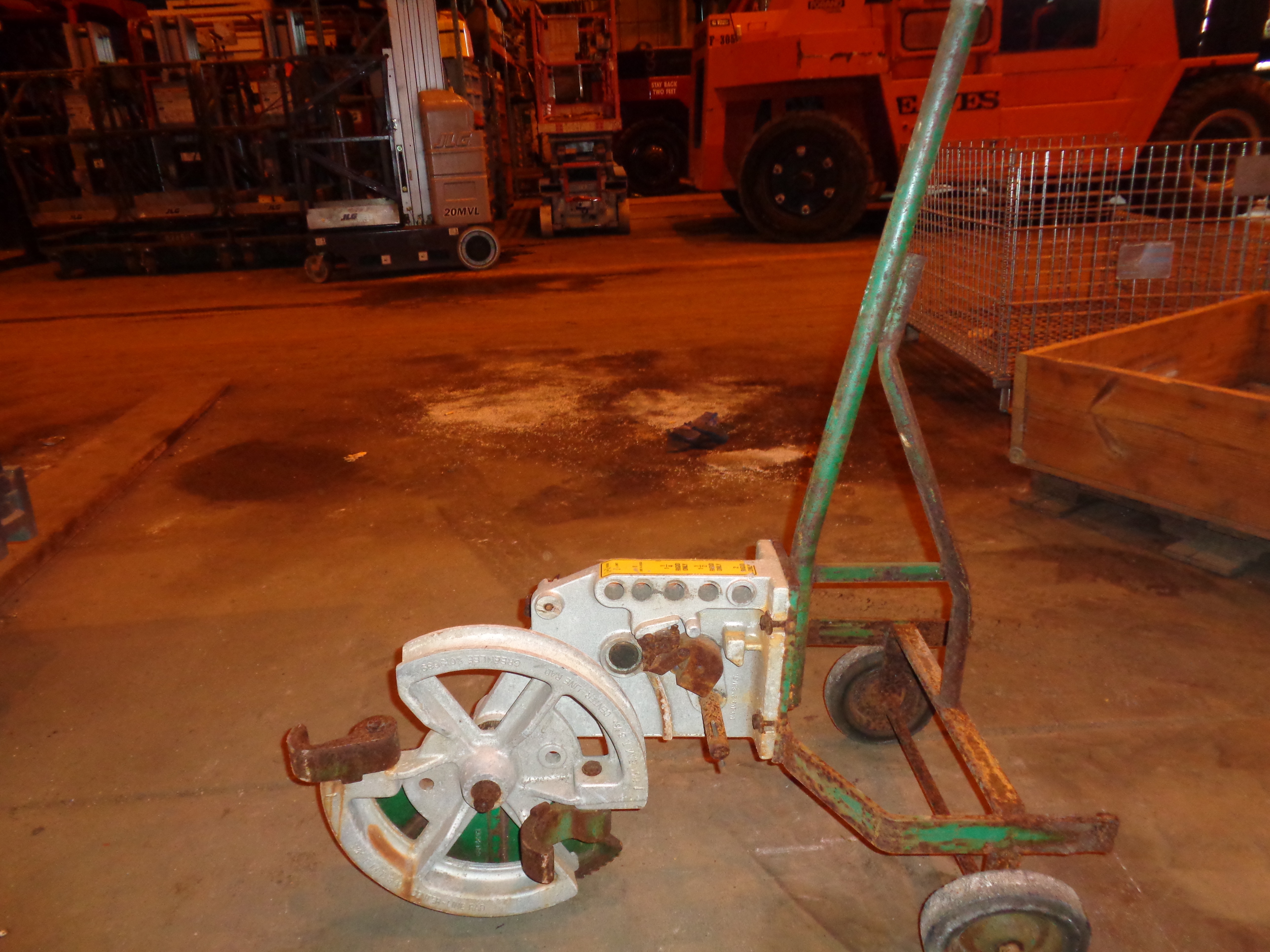 GreenLee Pipe Bender Model: 1818 Capacity: 1/2" to 2" All items need to