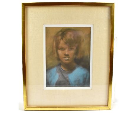 W MASON; chalk and pastels, portrait of a young girl, signed, 27.5 x 21cm, framed and glazed. (D)Additional InformationImage 