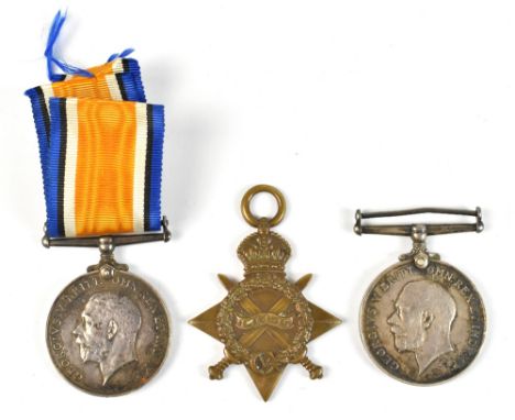 A World War I War Medal and 1914-15 Star duo awarded 1790 Pte. (Star) and A.Cpl. (War Medal) W.H. Evans Wor.c. R. and a singl