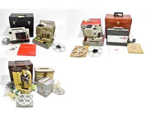 FILM/CINEMA & PROJECTION INTEREST; six Eumig projectors including models 607D, P8 (x 2), Mark ‘M’ etc, all cased (6).PROVENAN