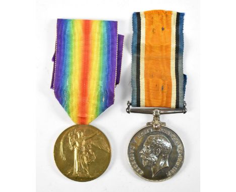 A World War I War and Victory Medal duo awarded 61228 Pte. A.H. Herbert N'd. Fus. (2).Additional InformationSome light scratc