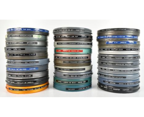 FILM/CINEMA & PROJECTION INTEREST; thirty 16mm format film reels of mixed interest including Tom and Jerry, Hic Cup Pup, The 