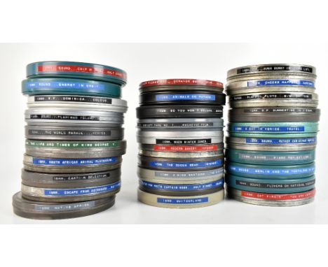 FILM/CINEMA & PROJECTION INTEREST; thirty 16mm format film reels of mixed interest including Bugs Bunny in Hare Lift, Cheese 
