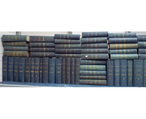 Approximately sixty five Kings Bench Division law reports, law books from 1800's to early 1900's 