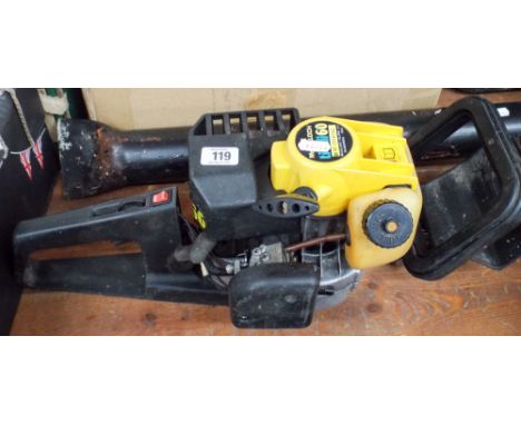A McCullough petrol engine hedge trimmer 
