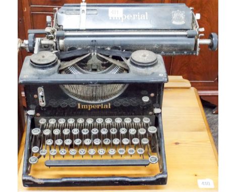 A 1930's imperial typewriter 