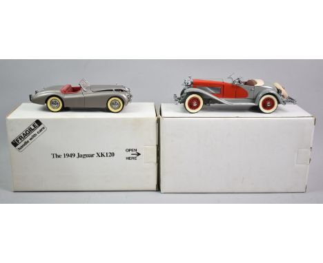 Two Boxed Franklin Mint Models of Vintage Sports Cars
