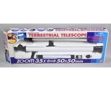 A Boxed Precision Optics Terrestrial Telescope with Zoom Lens