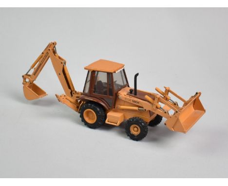 A Boxed Case 1:35 Scale Model of Construction King Loader/Backhoe, Number 590 Turbo