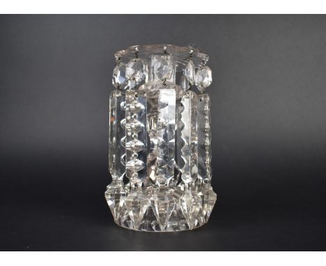 A Late 19th Century Lustre Candlestick, 19cms High