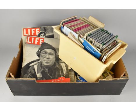 A Collection of Various Ordnance Survey and Other Maps Together with Life Magazines