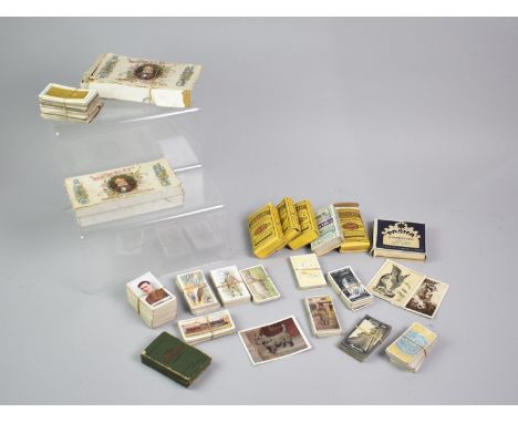 A Collection of Vintage Cigarette Cards, Various Brands and Series