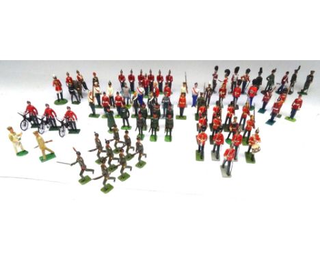 British Infantry Blenheim set B40, Black Watch Cyclist Company in original box, and by other makers Riflemen, Fusiliers, Foot