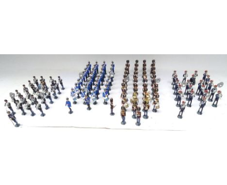New Toy Soldiers 50mm size Bands of the Netherlands Forces very neatly repainted in semi-matt finish Band and Drum Corps of t