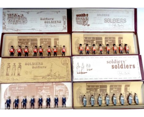Soldiers Soldiers British and Colonial Forces including US Army Band with seated Royal Marine Musicians, Civil Service Rifles