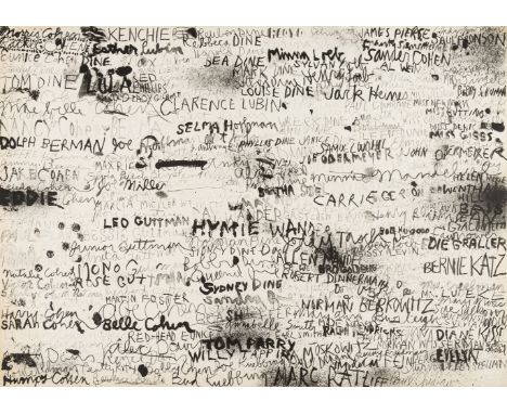 Jim Dine (b. 1935)Cincinnati I (Mirko cat 50)Lithograph, 1969, signed and numbered from the edition of 75 in pencil, on wove 