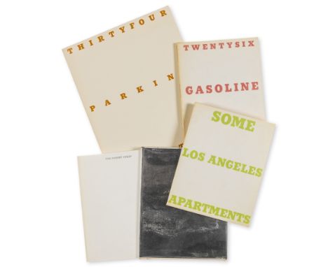 Ed Ruscha (b.1937)Every Building on Sunset Strip; Some Los Angeles Apartments; Twentysix Gasoline Stations; 34 Parking LotsFo