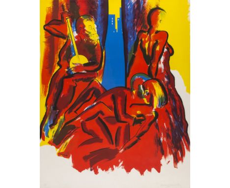 δ Allen Jones (b.1937)After HoursLithograph printed in colours, 1985, signed, dated and numbered from the edition of 75 in pe